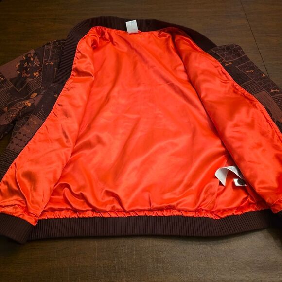 Nike Naomi Osaka Jacquard Jacket Burgundy FV7795-652 Women's Size M - Picture 4 of 5